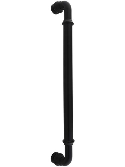 Brixton Appliance Pull - 12 inch Center-to-Center in Flat Black.